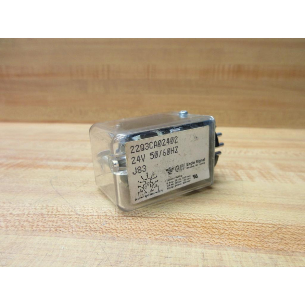 Eagle Signal 22Q3CA02402-24V AC Relay 22Q3CA02402 - New No Box