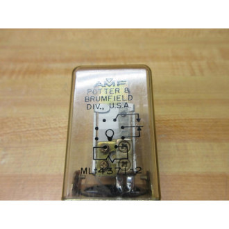 Potter & Brumfield ML-4371-2 AMF Relay ML43712 - Used