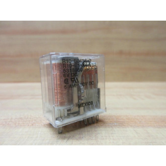 Potter & Brumfield R10-E0488-2-6V DC AMF Relay R10-E1-X4-V52 - Used