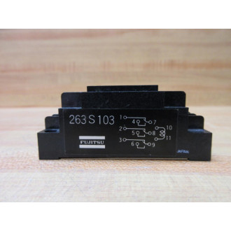 Fujitsu 263S103 Relay Socket - Used
