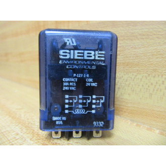 Siebe P-127-1-4 Relay P-127-1-4-24VAC - Used