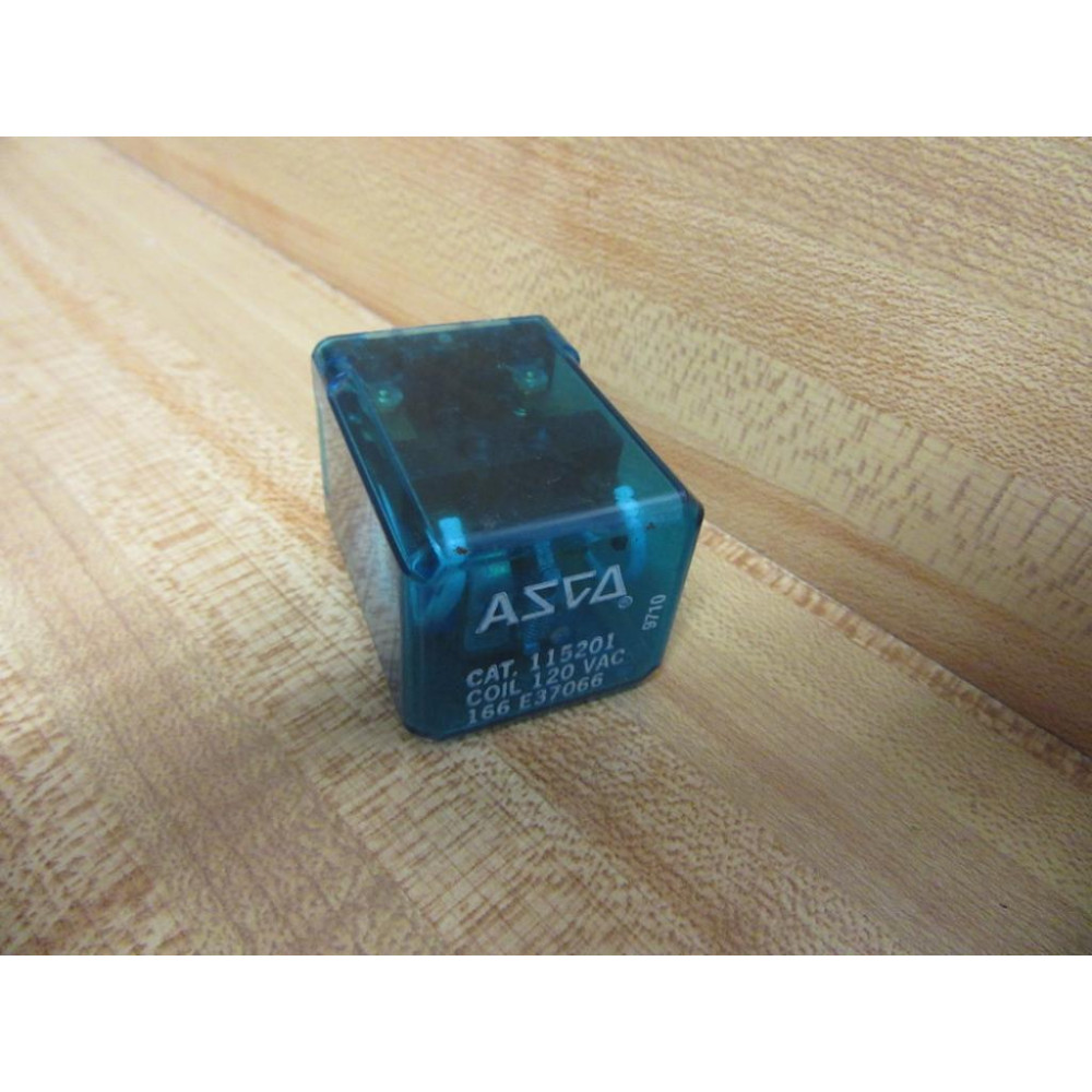 Asco 115201 Relay 166-E37066 - Used