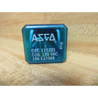 Asco 115201 Relay 166-E37066 - Used