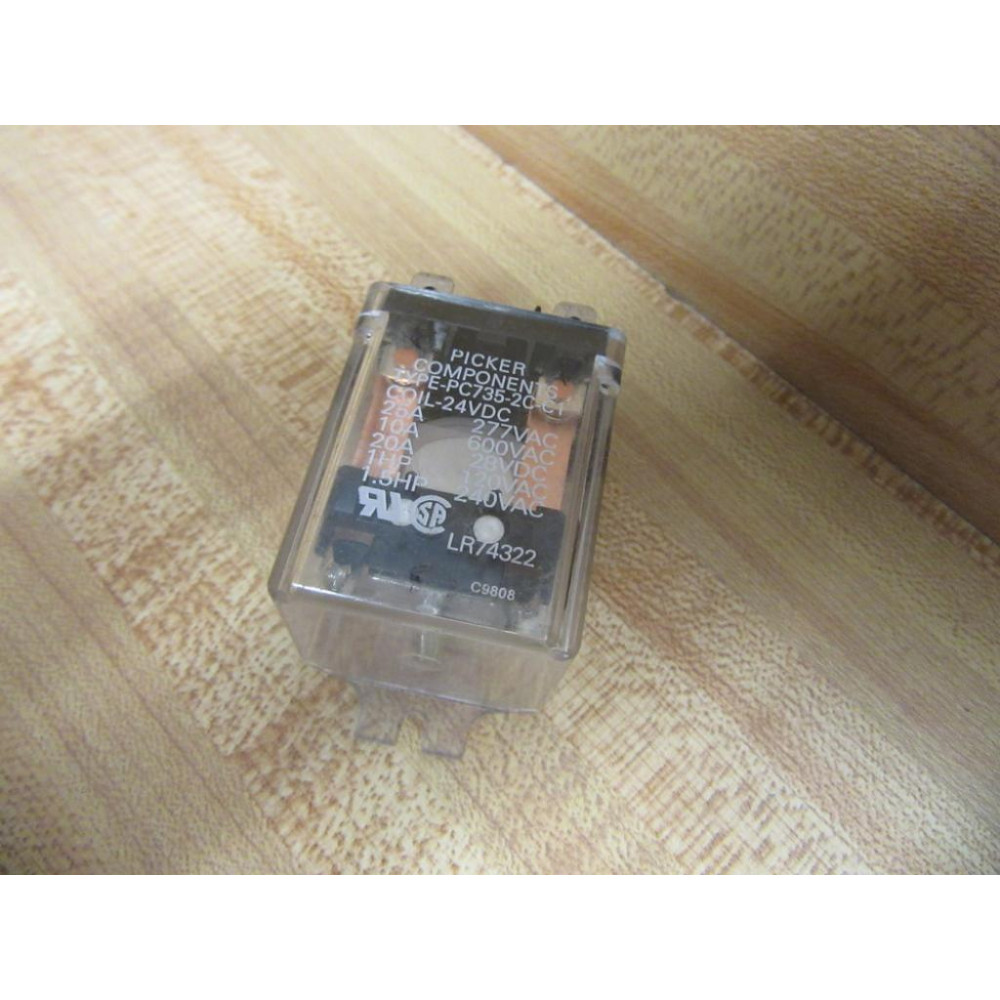 Picker Components PC735-2C-C1 Relay PC735-2C-C1-24VDC - Used