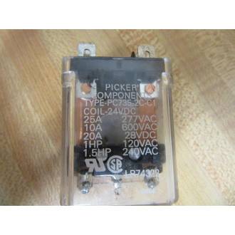 Picker Components PC735-2C-C1 Relay PC735-2C-C1-24VDC - Used