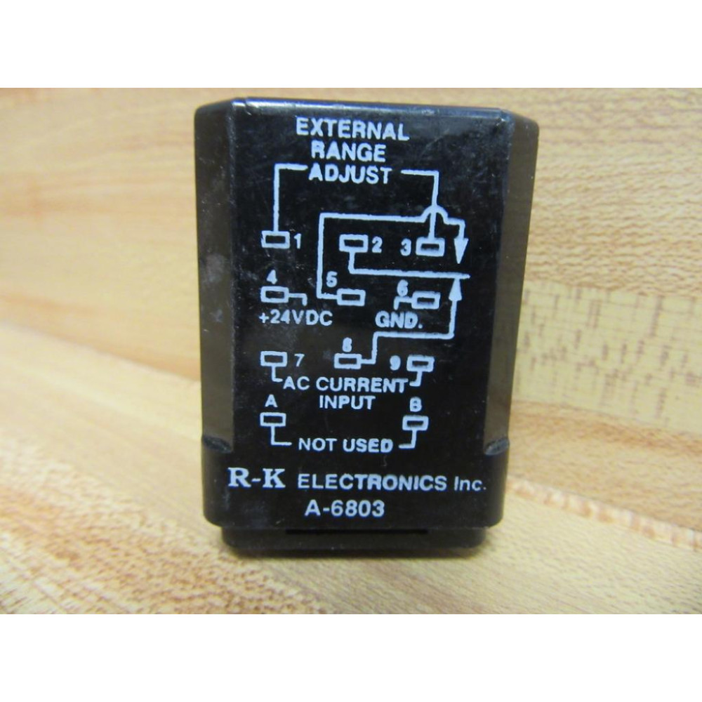 R-K Electronics A-6803 Relay A-6803-24VDC - Used