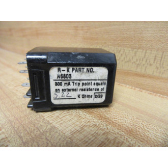 R-K Electronics A-6803 Relay A-6803-24VDC - Used