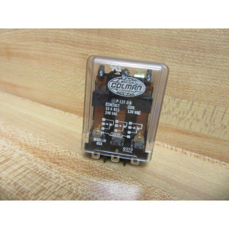 Barber Colman P-127-2-4-120V AC Relay P-127-2-4-120VAC - Used