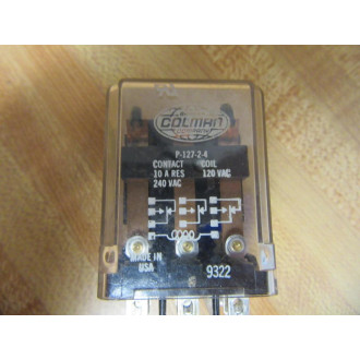 Barber Colman P-127-2-4-120V AC Relay P-127-2-4-120VAC - Used