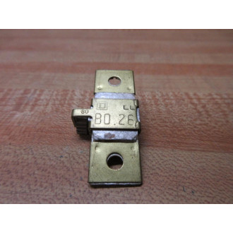 Square D B0.26 Heater Element B026 (Pack of 2) - Used