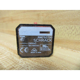 Schrack RM732730-230V AC Relay RM732730-230VAC - Used