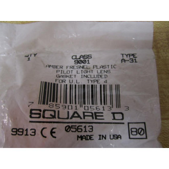 Square D 9001-A-31 Pilot Light Lens 9001A31