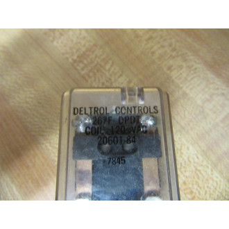 Deltrol Controls 20601-84-120V AC Relay 20601-84-120VAC - Used