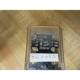 Deltrol Controls 29282-62-12V DC Relay 29282-62-12VDC - Used