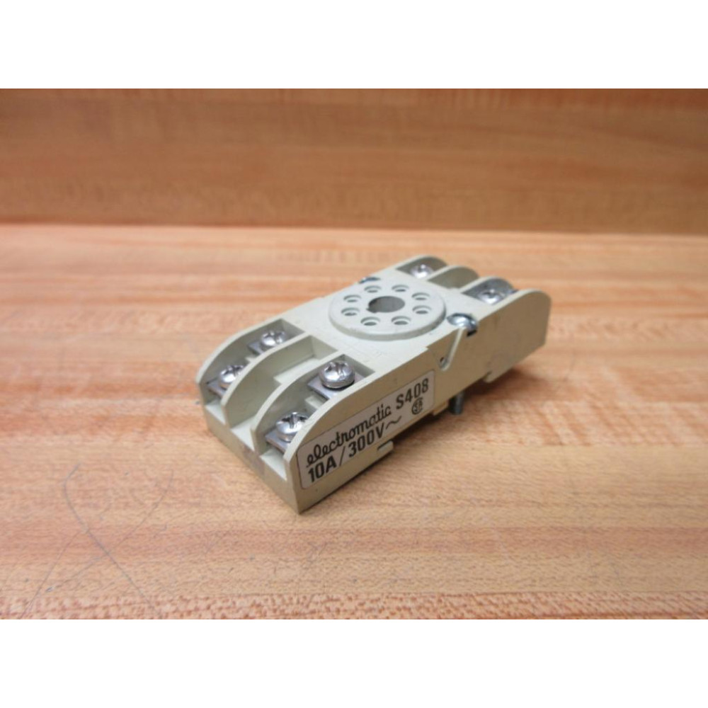 Electromatic S408 Relay Socket - Used