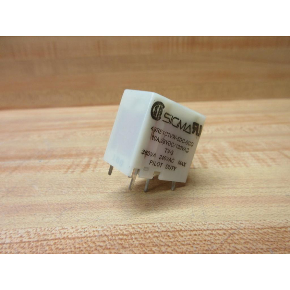 Sigma 49RE1C1VW-5DC-SCO Relay 49RE1C1VW-5DC-SC0 - New No Box