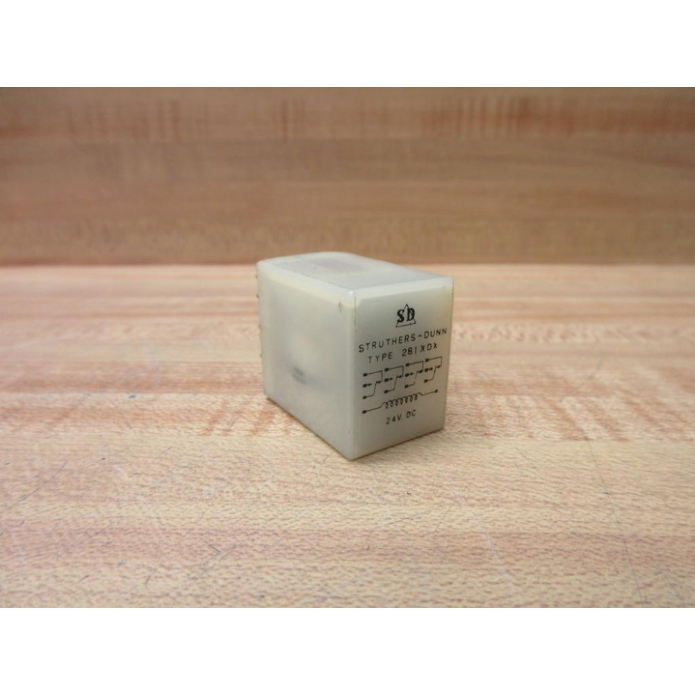 Struthers Dunn 281XDX-24V DC Relay 281XDX-24VDC - New No Box