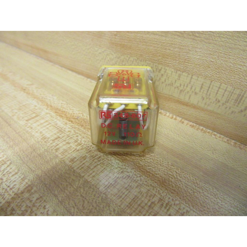 RS 348-807 D.C. Relay 348807 - Used