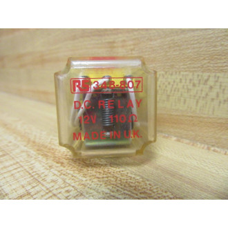 RS 348-807 D.C. Relay 348807 - Used