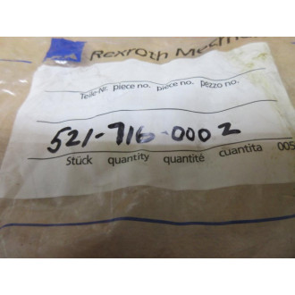 Bosch 521-716-0002 Rexroth Seal Kit 5217160002