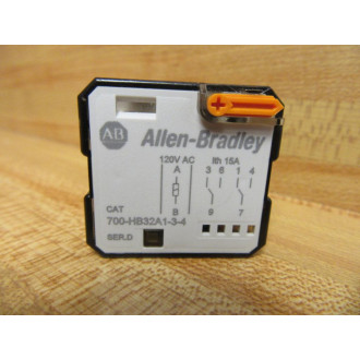 Allen Bradley 700-HB32A1-3-4-120V AC Relay 700-HB32A1-3-4-120VAC - Used