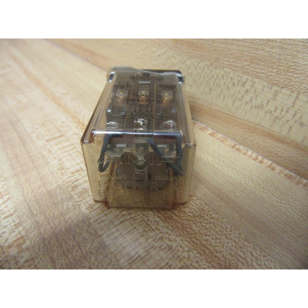 Potter & Brumfield IKAP14AG-110V AC AMF Relay IKAP14AG-110VAC WCrack - Used
