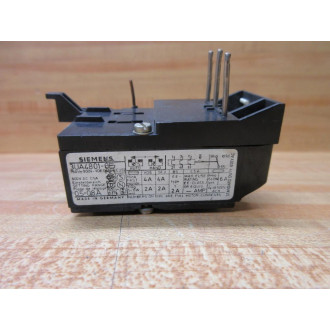Siemens 3UA4801-0S Overload Relay 3UA48010S - Used
