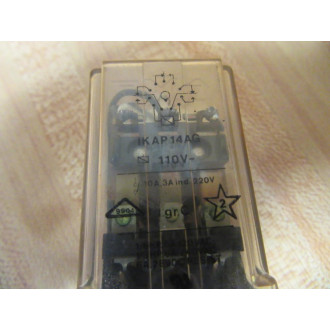 Potter & Brumfield IKAP14AG-110V AC AMF Relay IKAP14AG-110VAC - Used