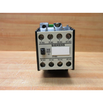 Siemens 3TH8096-0B Control Relay 3TH80960B - Used