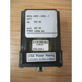 Action Pak 4382-2000-1 Signal Conditioner 438220001 - Used