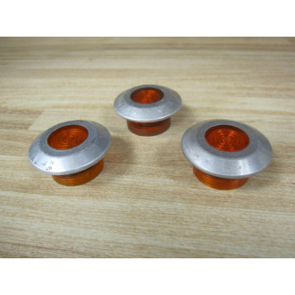 Allen Bradley 800T-N159A Amber Lens Cap 800TN159A (Pack of 3) - Used