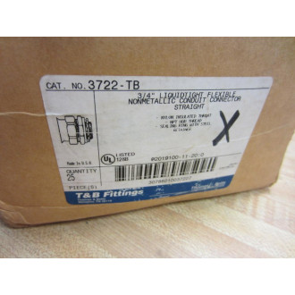 Thomas And Betts 3722-TB Conduit Connector 3722TB 34" (Pack of 4) - New No Box