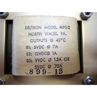 Deltron MPS-2 Power Supply 9137 X