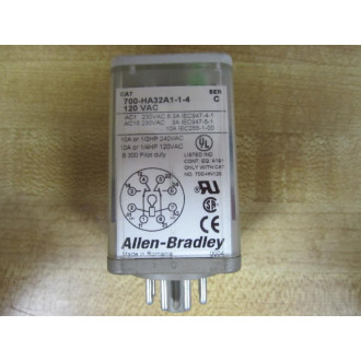 Allen Bradley 700-HA32A1-1-4-120V AC Relay 700-HA32A1-1-4 Ser C - New No Box