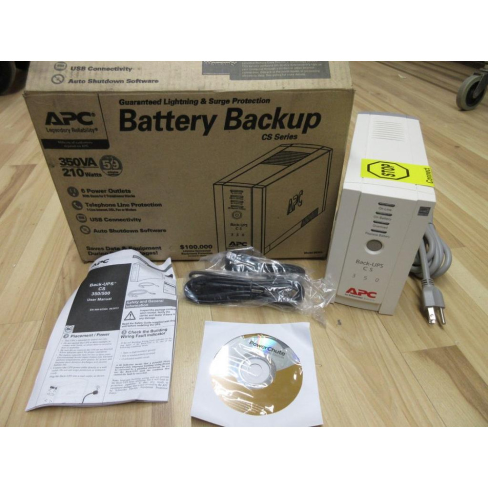 Schneider BK350 APC Battery Backup