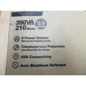 Schneider BK350 APC Battery Backup