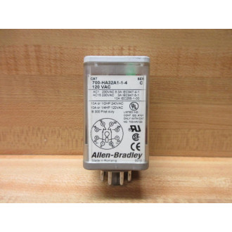 Allen Bradley 700-HA32A1-1-4-120V AC Relay 700-HA32A1-1-4 Series C - Used