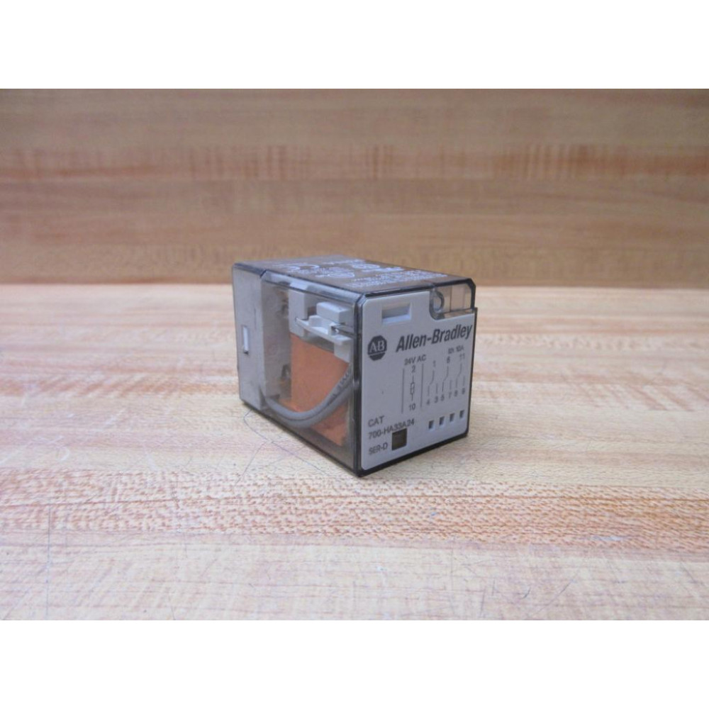 Allen Bradley 700-HA33A24-24V AC Relay 700HA33A24 Series D - Used