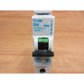 General Electric V37104 Circuit Breaker 4A 1P - Used