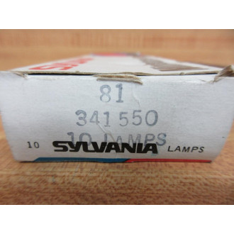 Sylvania 341550 Miniature Lamp Light Bulbs 81 (Pack of 10)