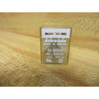 Schrack RA 402024 Relay  RA 4 D024 - New No Box