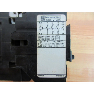 Telemecanique LC1-D173FA65 Contactor LC1-D173 A65 - Used