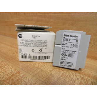 Allen Bradley 100-fb11 Auxiliary Contact 100FB11