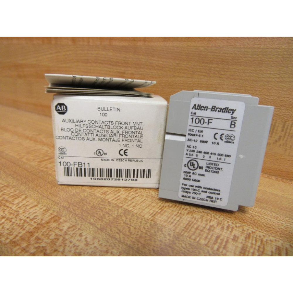 Allen Bradley 100-fb11 Auxiliary Contact 100FB11