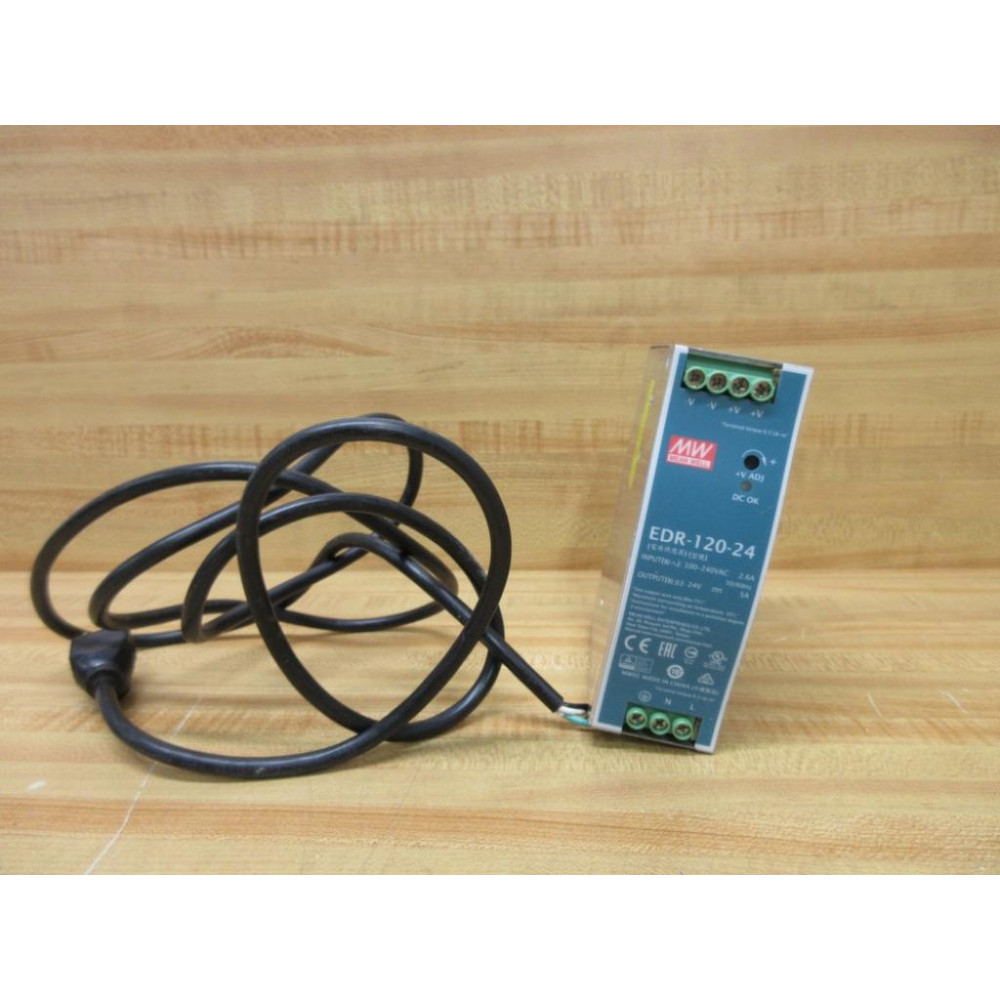 Mean Well EDR-120-24 Power Supply EDR12024 - Used