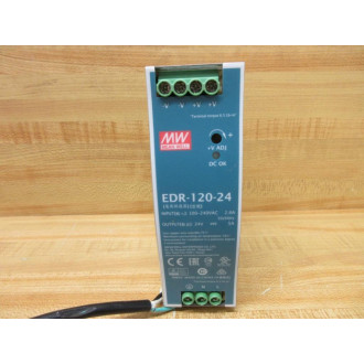 Mean Well EDR-120-24 Power Supply EDR12024 - Used