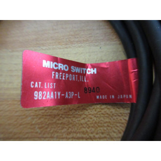 Micro Switch 982AA1Y-A3P-L Proximity Switch 982AA1YA3PL - New No Box