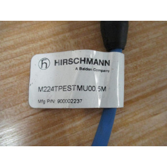 Hirschmann 900002237 Belden Cordset M224TPESTMU00.5M - New No Box