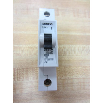 Siemens 5SX21 Circuit Breaker 5SX21-C03 3A - Used