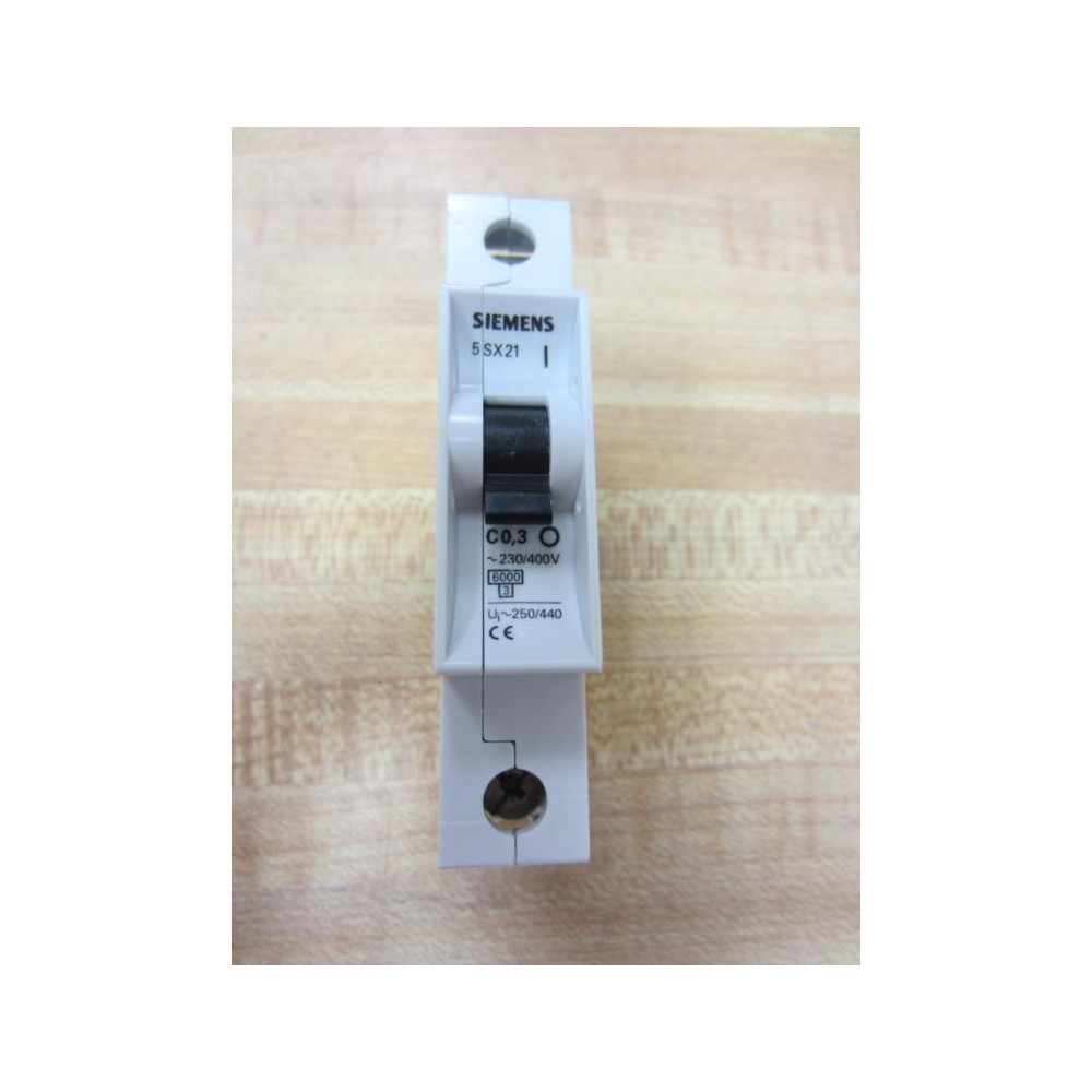 Siemens 5SX21 Circuit Breaker 5SX21-C03 3A - Used